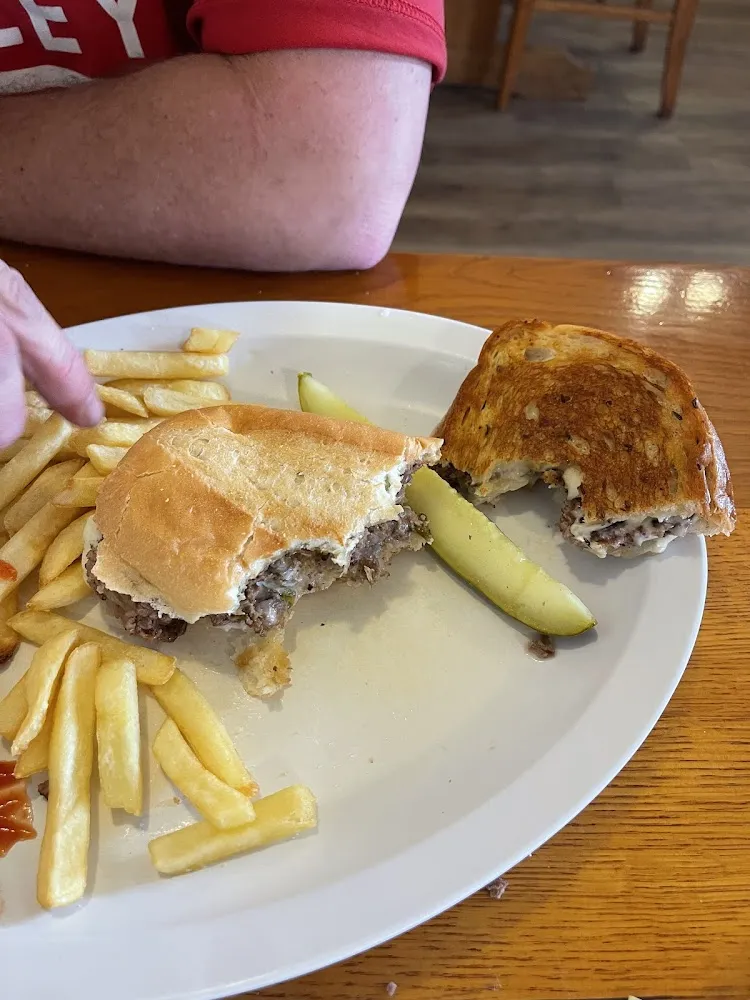 Patty Melt with Fries